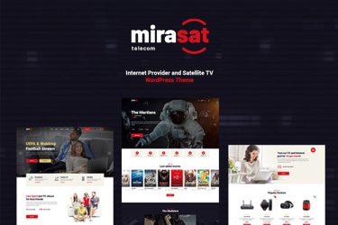 [汉化] Mirasat 供应商影视电视互联网网络服务 WordPress 主题 v1.1.1
