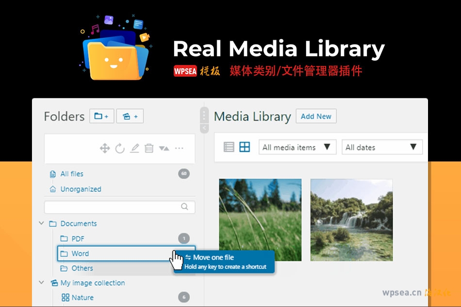 WordPress媒体类别/文件夹文件管理器 Real Media Library v4.18.17
