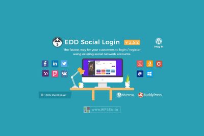 [汉化] Easy Digital Downloads 社交账户登录插件 Social Login v2.5.2