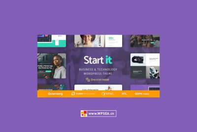[汉化] Start It 技术与创业商业公司WordPress主题 v1.1.4
