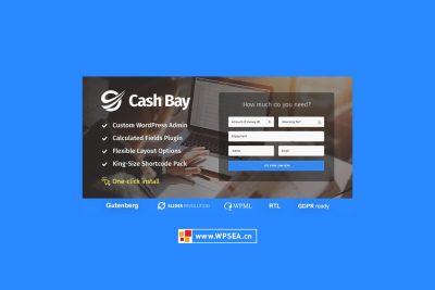 Cash Bay 银行和发薪日贷款WordPress主题 v1.1.3