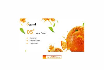 【汉化】Ogami 有机水果蔬菜在线商店WordPress主题 v1.41